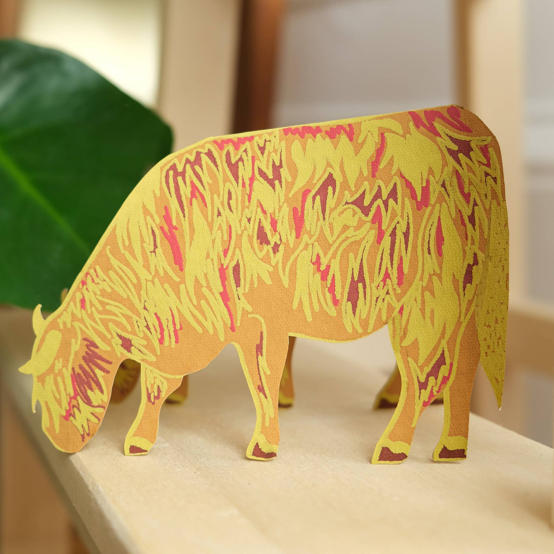 Highland Cow Greeting Card - East End Press - bluecashew kitchen homestead