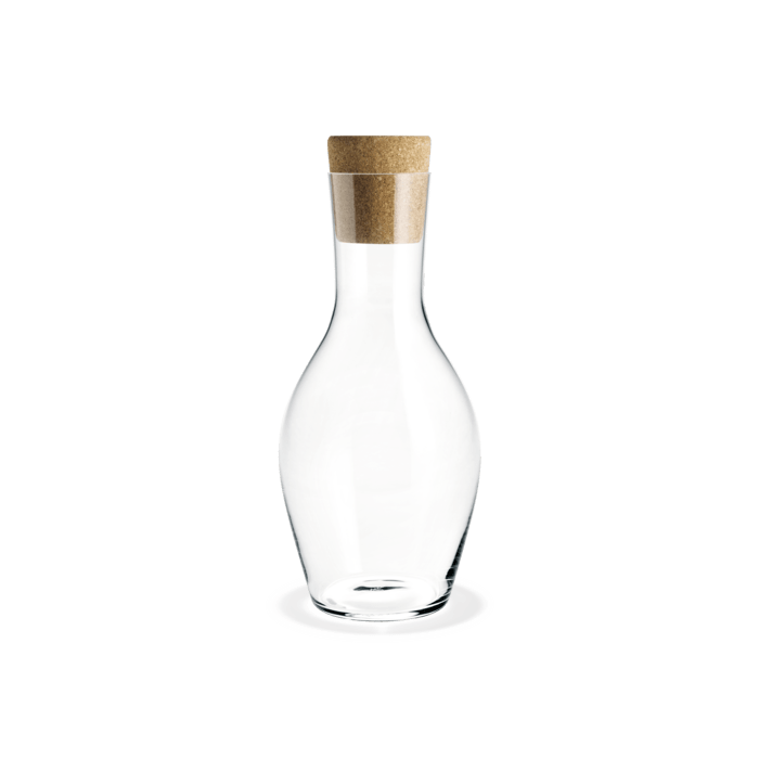 Holmegaard - Cabernet - Glass Water Carafe w/ Cork - 40.6 oz - Danish Design Collective - bluecashew kitchen homestead