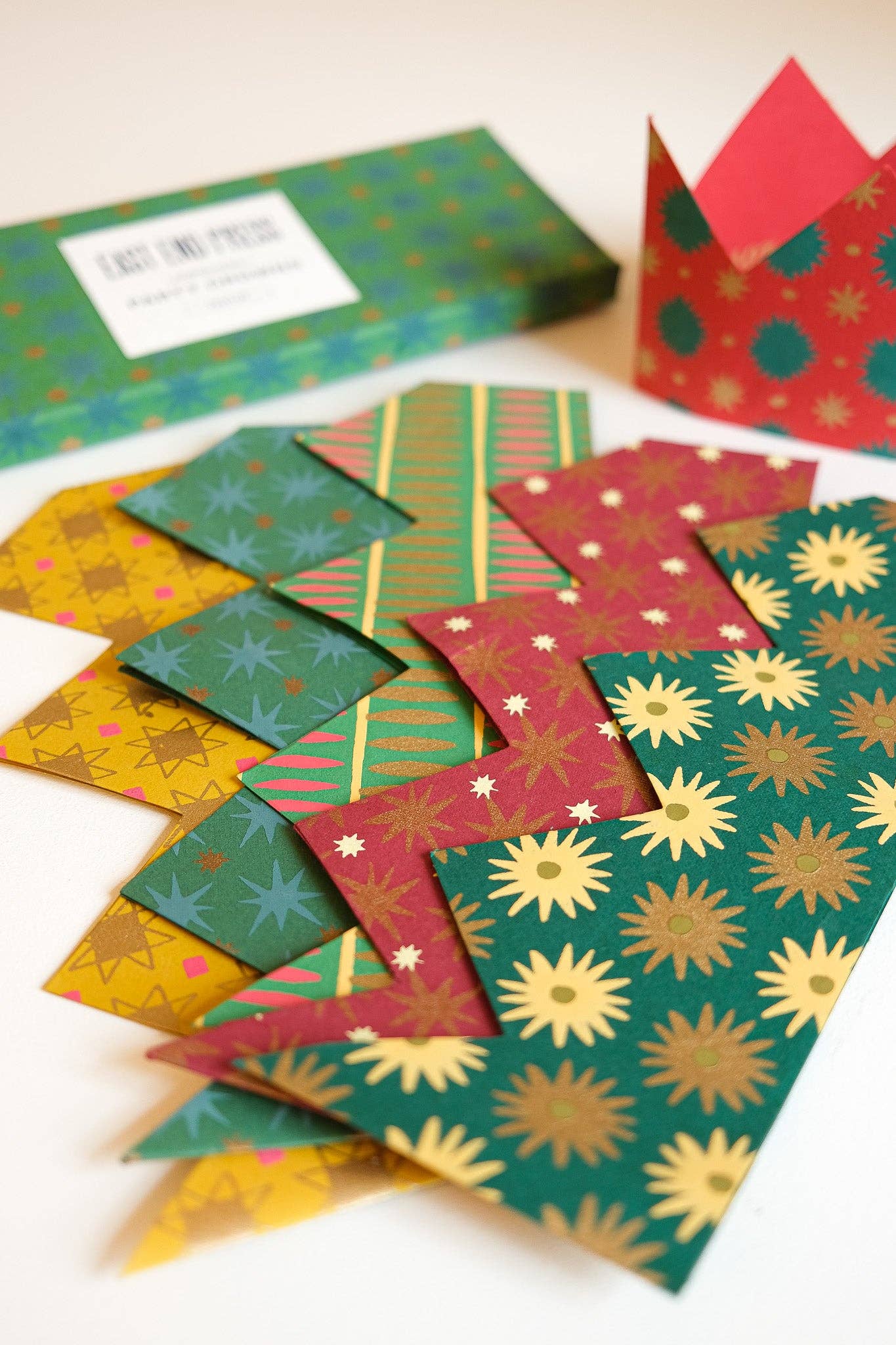 Festive Paper Crowns - East End Press - bluecashew kitchen homestead