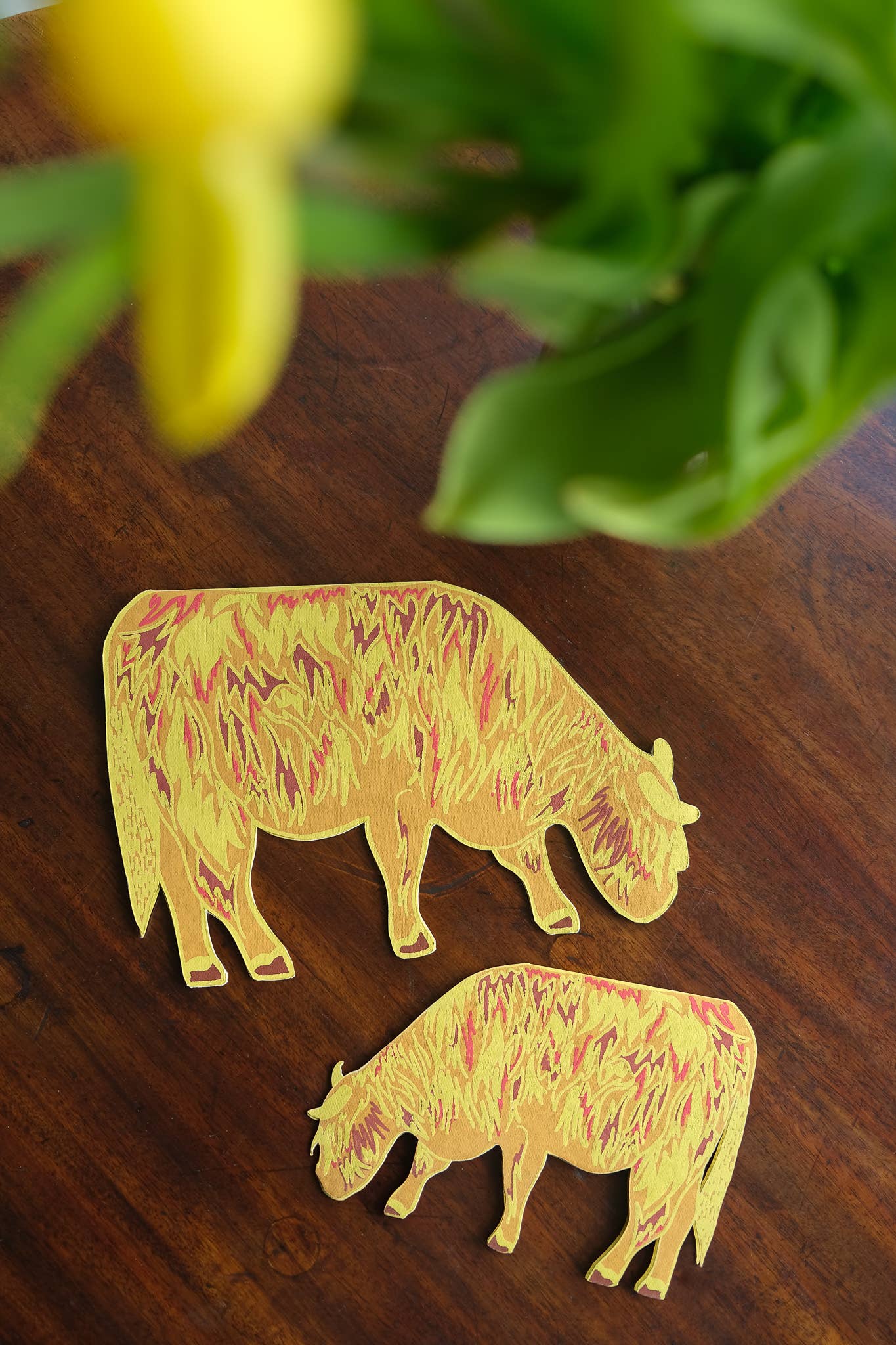 Highland Cow Greeting Card - East End Press - bluecashew kitchen homestead