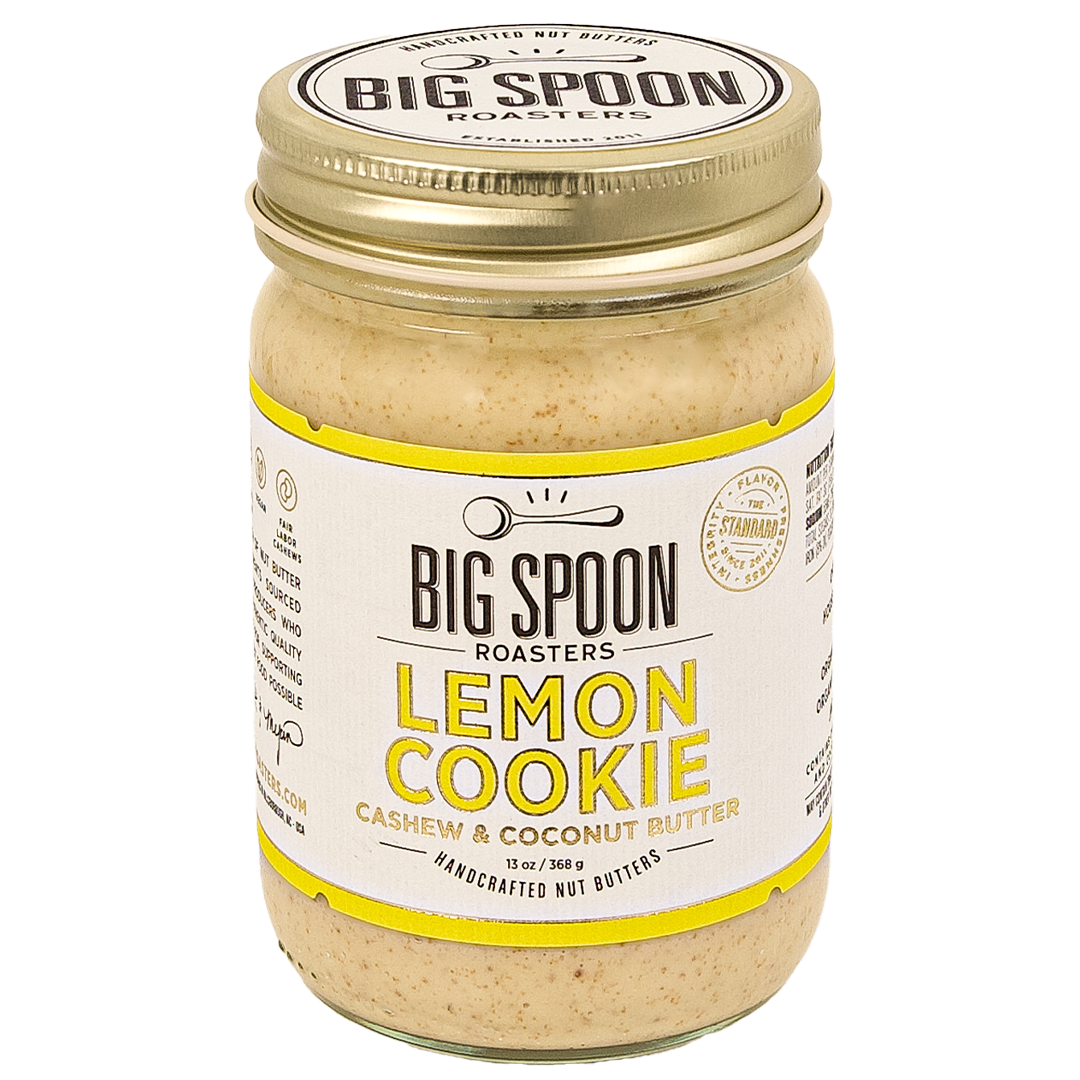 Lemon Cookie Cashew & Coconut Butter - Big Spoon Roasters - bluecashew kitchen homestead