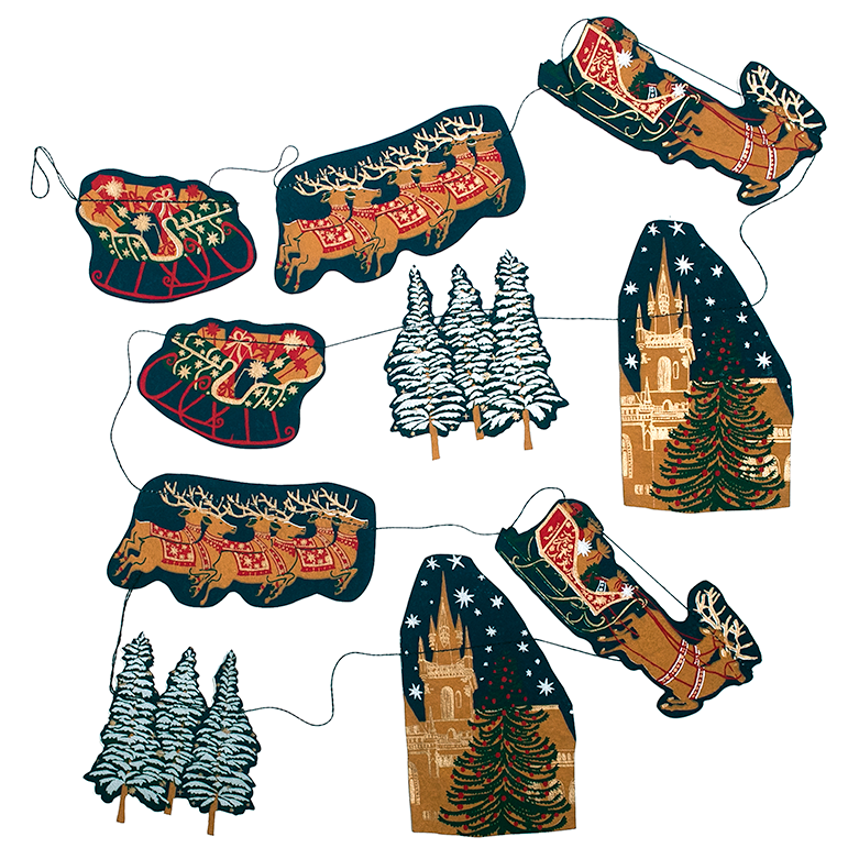 Skyline Sewn Garland - East End Press - Bluecashew Kitchen Homestead