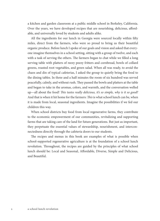 A School Lunch Revolution | by Alice Waters