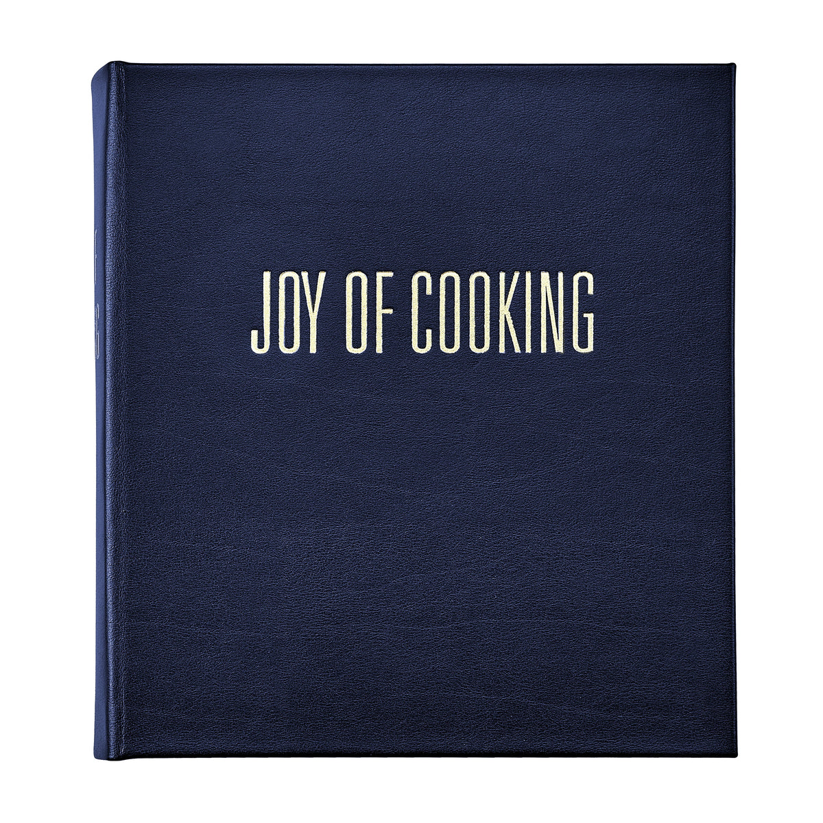 Joy of Cooking Leather Edition | Navy - graphic image - bluecashew kitchen homestead