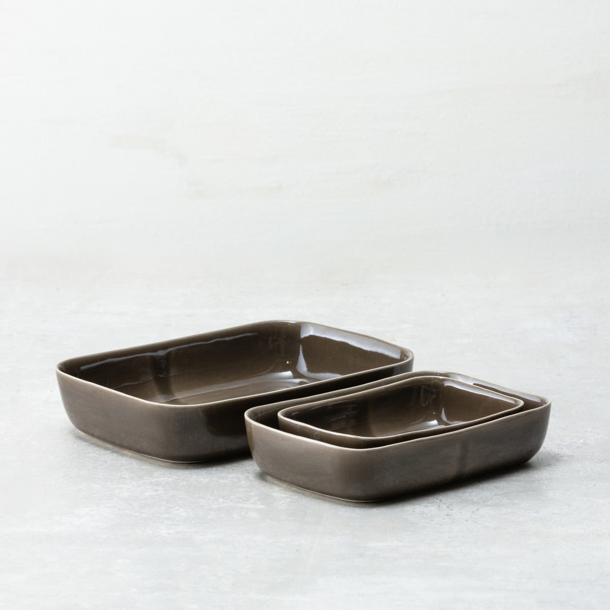 SVELTE 3PC BAKER SET | Olive - Fortessa - Bluecashew Kitchen Homestead