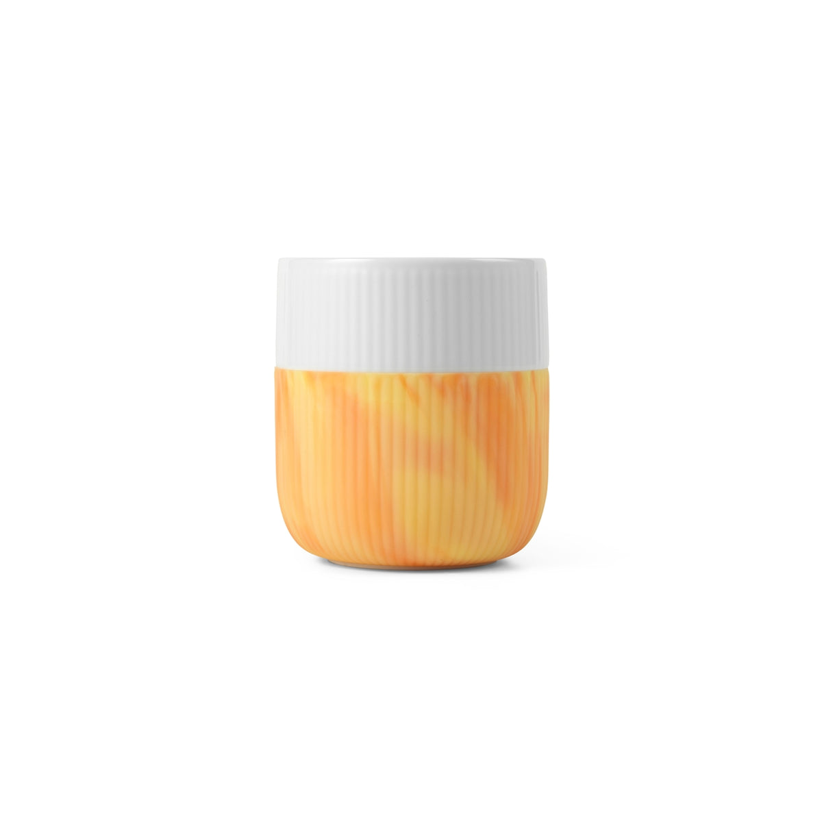 Fluted Contrast Mug | Fiery Yellow Marble - Royal Copenhagen - Bluecashew Kitchen Homestead