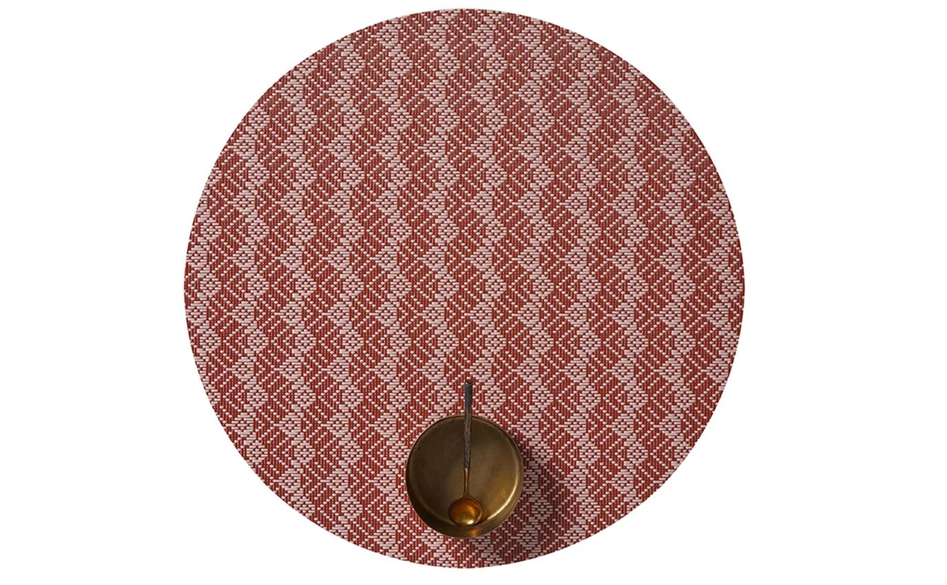 Swing Round Placemat | Paprika - Chilewich - Bluecashew Kitchen Homestead