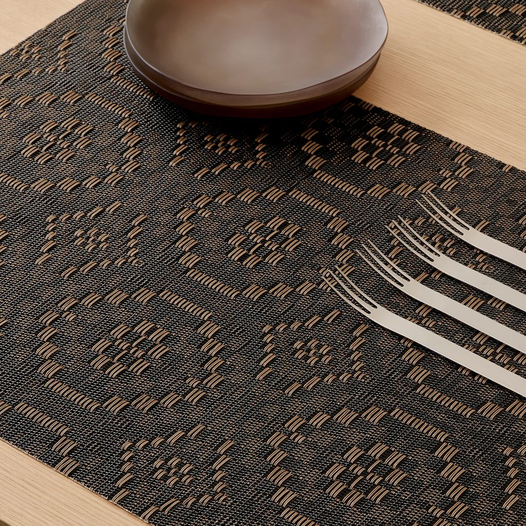 Overshot Table Mat | Tiger Eye - Chilewich LLC - bluecashew kitchen homestead