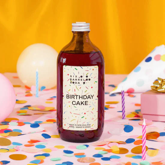 Birthday Cake Syrup - Six Barrel Soda Co. - Bluecashew Kitchen Homestead