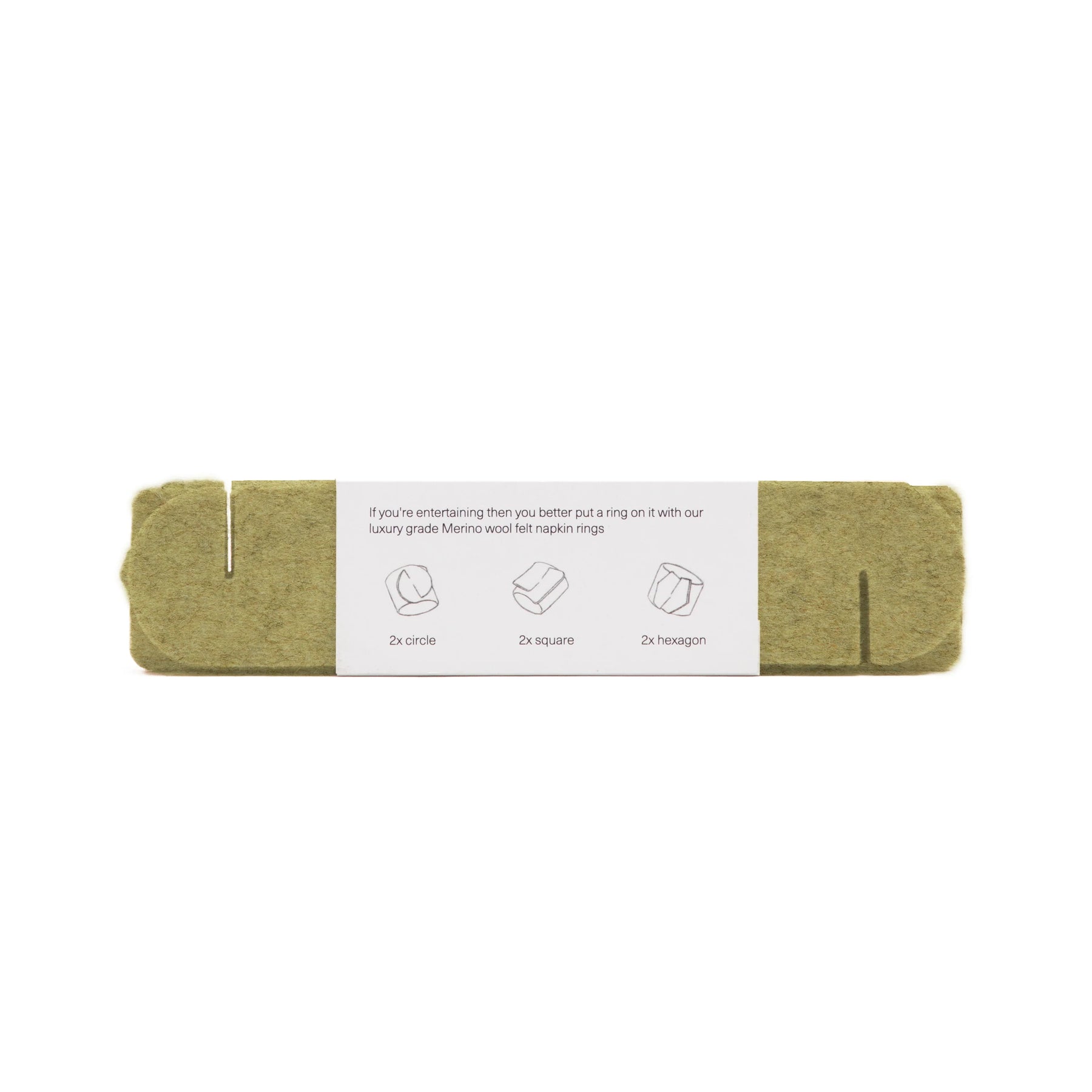 Maki Napkin Rings (set of 6) | SAGE - Graf Lantz - Bluecashew Kitchen Homestead