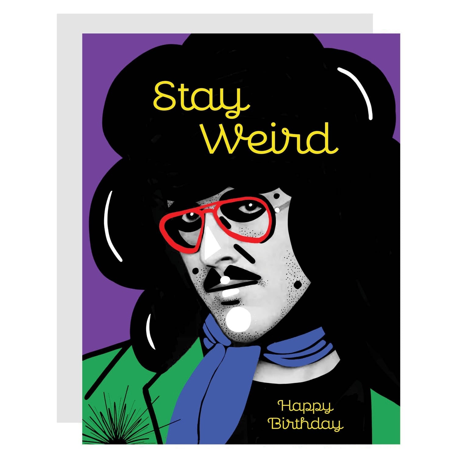 Stay Weird Birthday Card - Carla Cards - Bluecashew Kitchen Homestead