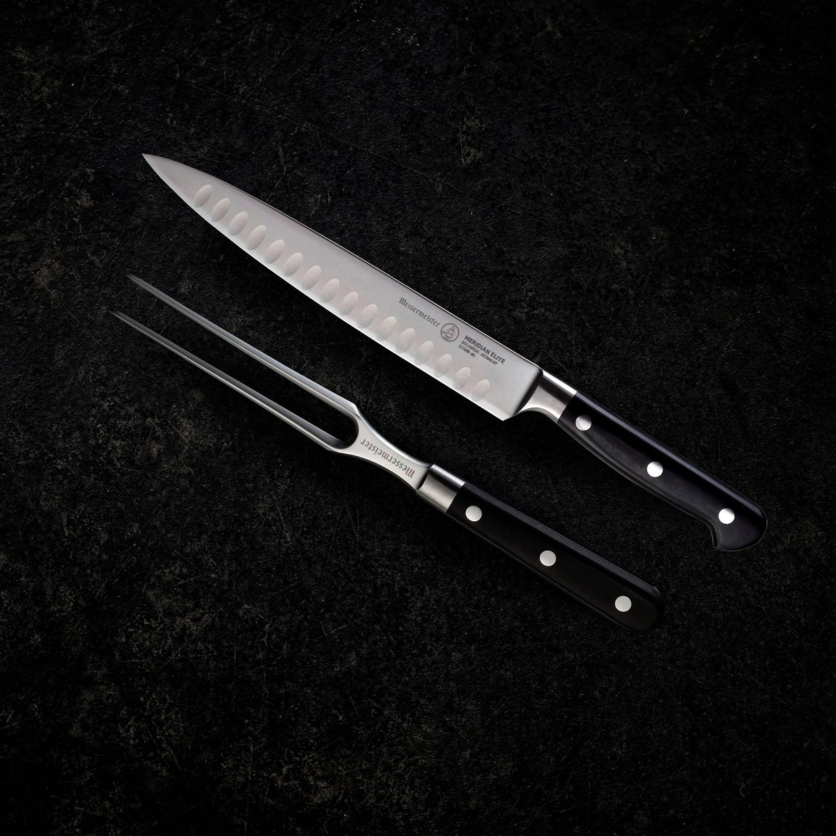 Messermeister Meridian Elite Kullens Carving Set - Messermeister - Bluecashew Kitchen Homestead