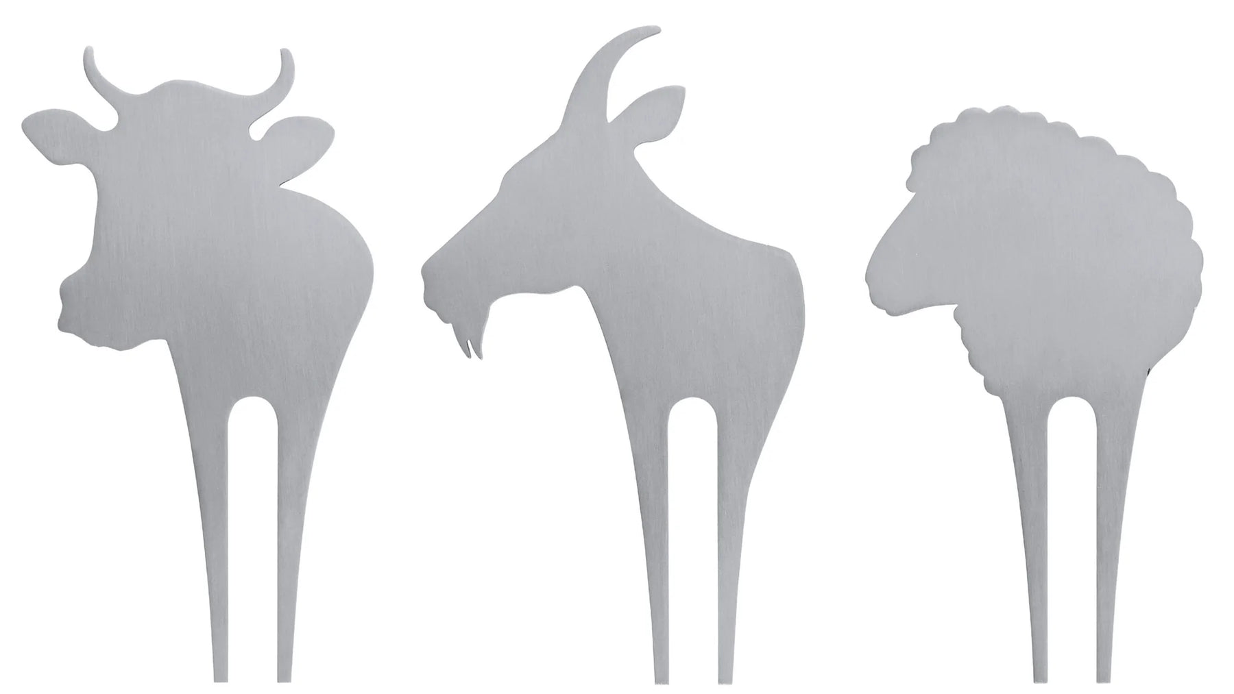 Swissmar 3 Pc Cheese Picks | Cow, Goat + Sheep - SwissMar - Bluecashew Kitchen Homestead