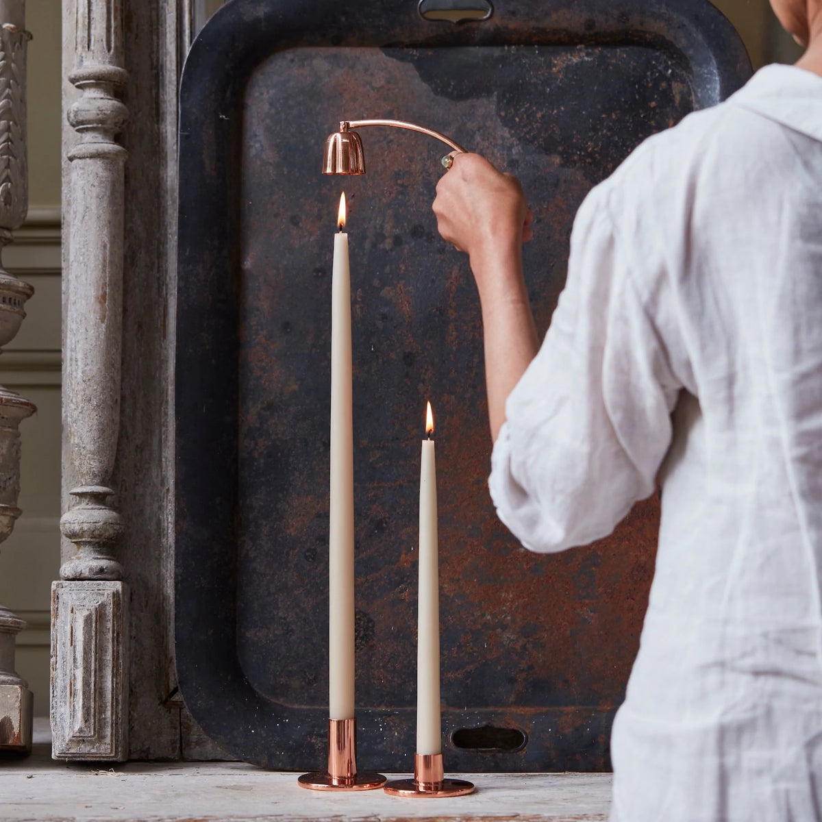 Copper Candle Snuffer - The Floral Society - Bluecashew Kitchen Homestead
