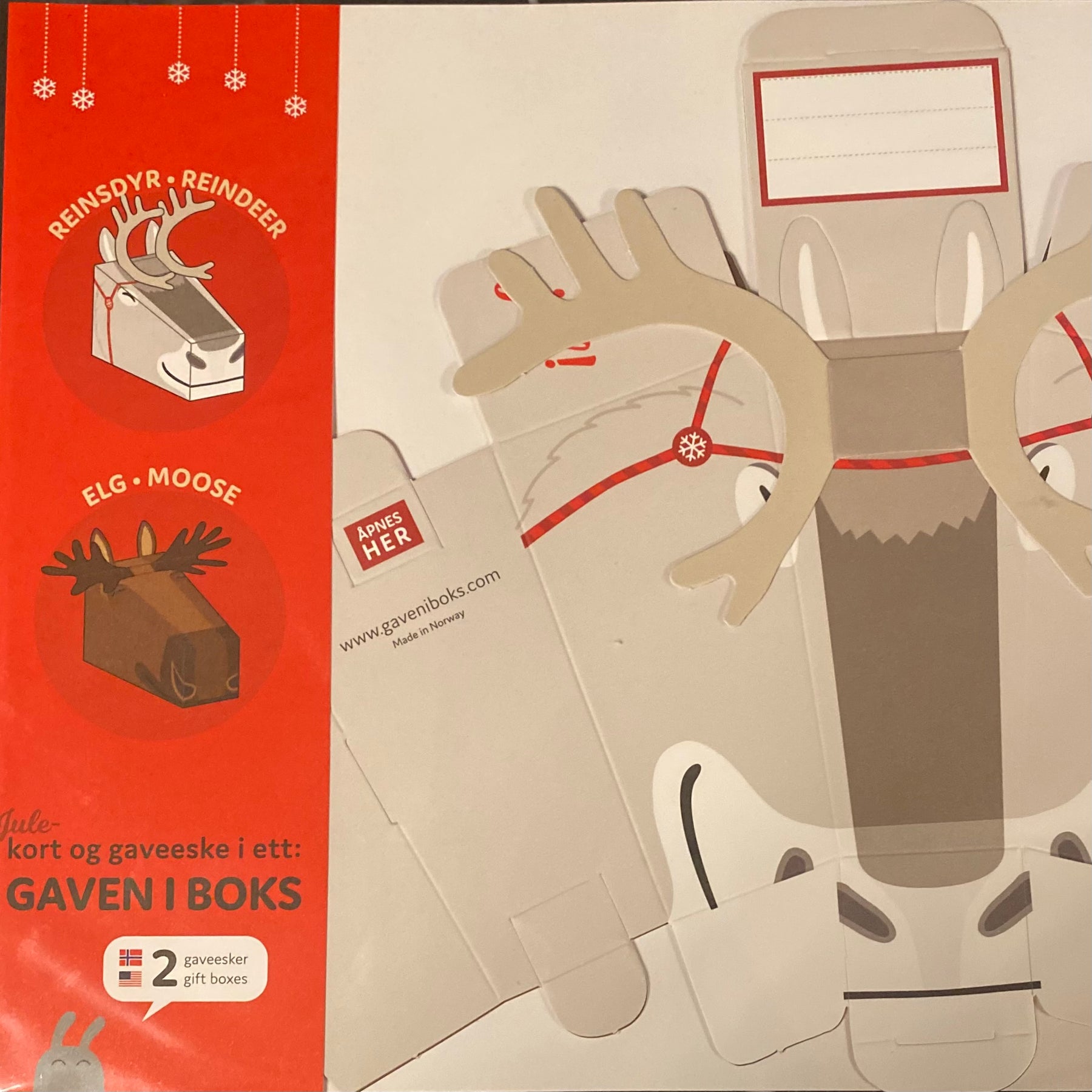 Norwegian Gift Boxes | Reindeer + Moose - Cose Nuove - Bluecashew Kitchen Homestead