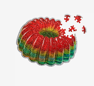 Little Puzzle Thing: Rainbow Jelly - Areaware - Bluecashew Kitchen Homestead