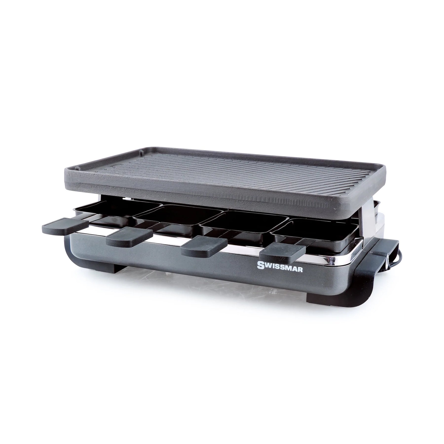 8 Person Classic Raclette Party Grill with Cast Iron Plate - SwissMar - Bluecashew Kitchen Homestead