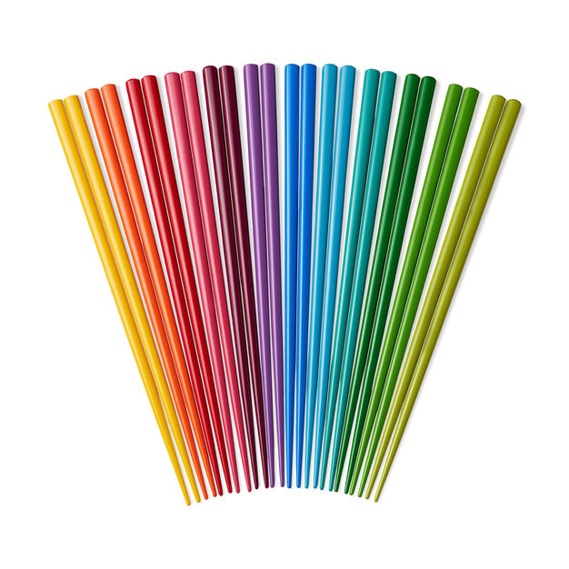 MoMA Rainbow Chopsticks set/12 - MoMA Design Ideas -bluecashew kitchen homestead