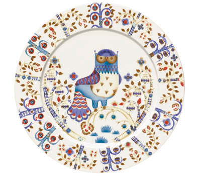 Taika Dinner Plate, White - Iittala -bluecashew kitchen homestead
