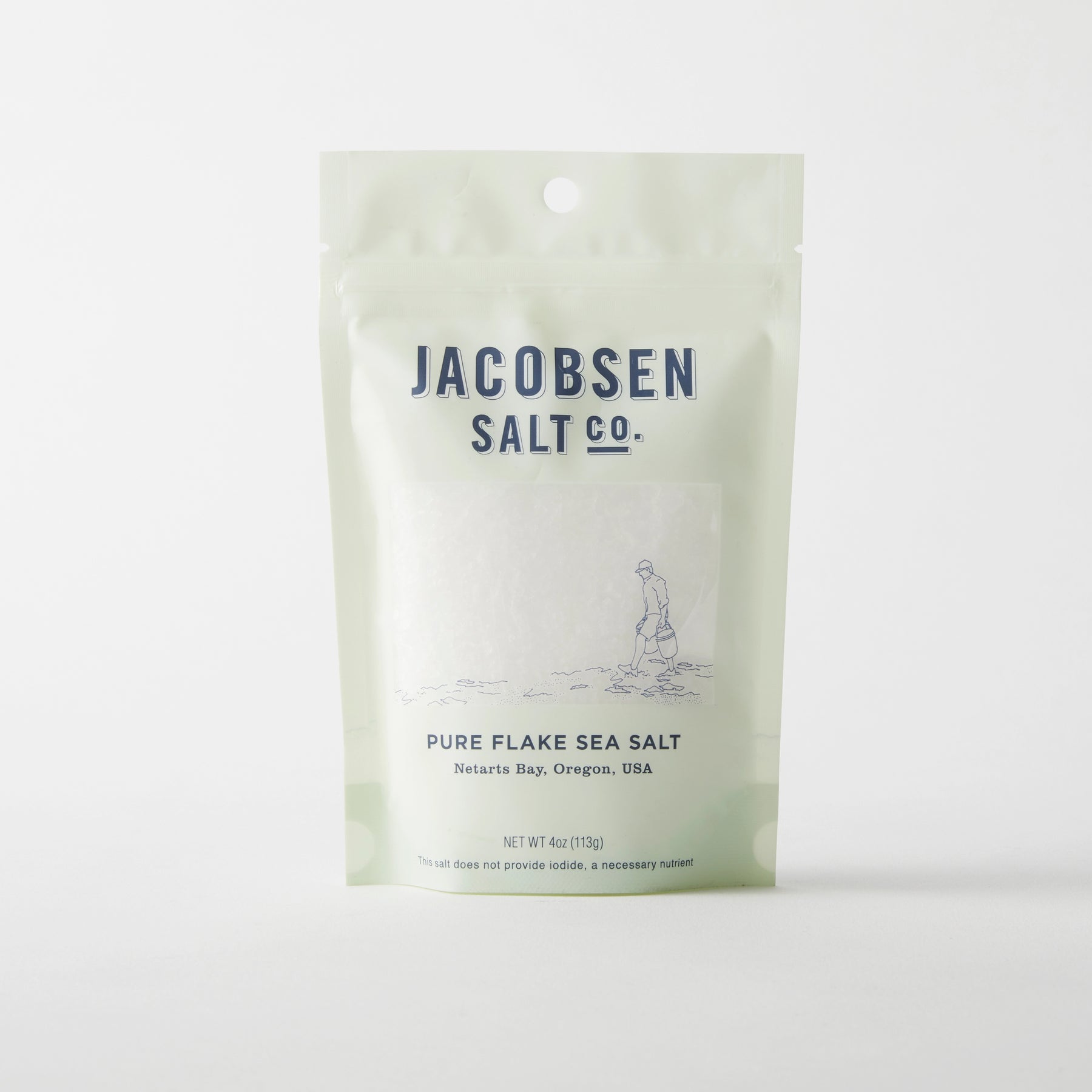 Pure Flake Sea Salt Bag - Jacobsen Salt Company - Bluecashew Kitchen Homestead