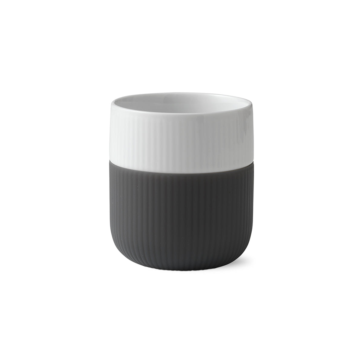 Fluted Contrast Mug | Anthracite - Royal Copenhagen - Bluecashew Kitchen Homestead