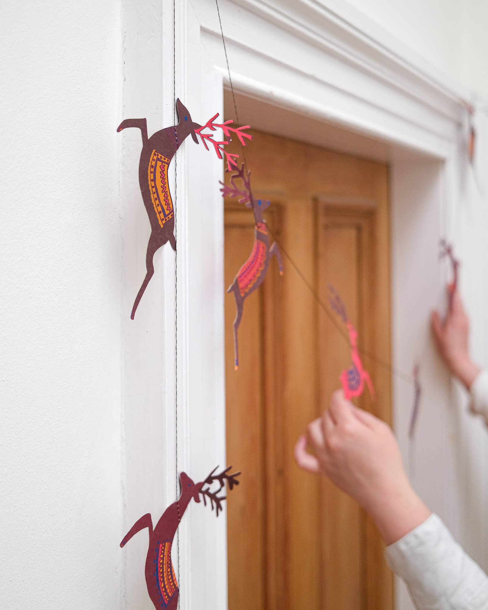 Reindeer Sewn Garland