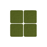 Bierfilzl Square Coasters | Loden Green