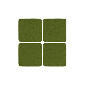 Bierfilzl Square Coasters | Loden Green