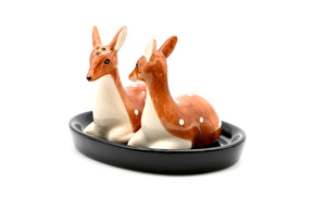 Deer Salt + Pepper Shakers