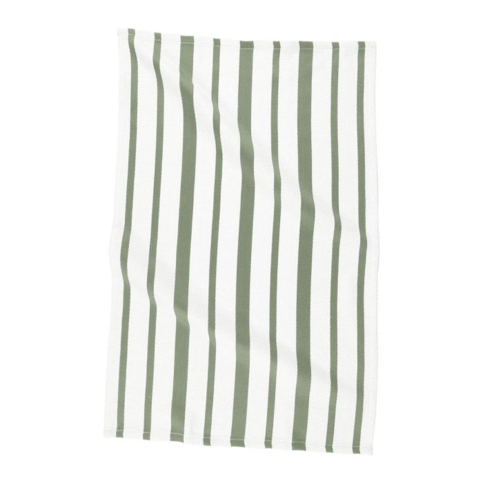 Cotton Casserole Towel | Green Stripe - Harold Import Company - bluecashew kitchen homestead