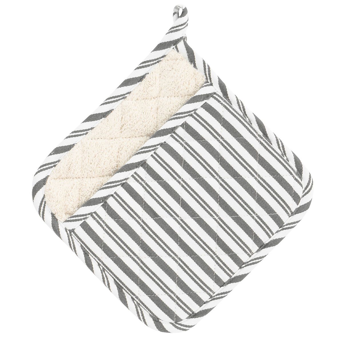 Cotton Pot Holder | Grey - bluecashew kitchen homestead - bluecashew kitchen homestead