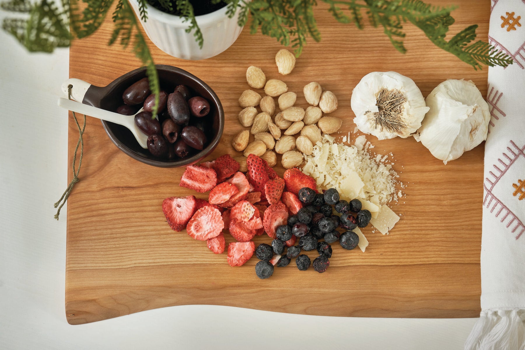 Double Live Edge Cherry Board - Holland Bowl Mill - Bluecashew Kitchen Homestead