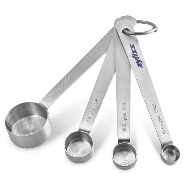 Stainless Steel Measuring Spoons - DKHB [Zyliss, Cole & Mason, Swissmar, AdHoc, Ken Hom] - bluecashew kitchen homestead