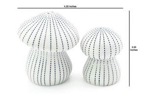 Mushroom Salt + Pepper Shaker Set