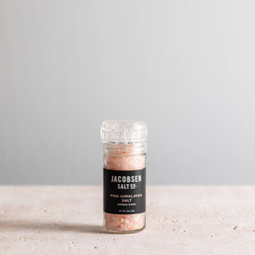 Pink Himalayan Salt Grinder - Glass Grinder - Jacobsen Salt Co. - bluecashew kitchen homestead