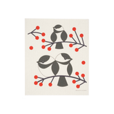 Chickadee Swedish Dishcloth