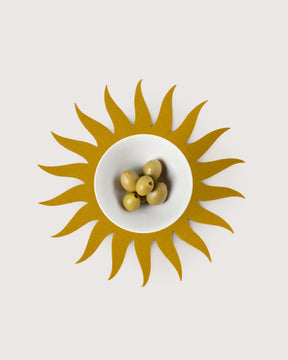 Merino Wool Sunburst trivet - Graf Lantz - bluecashew kitchen homestead