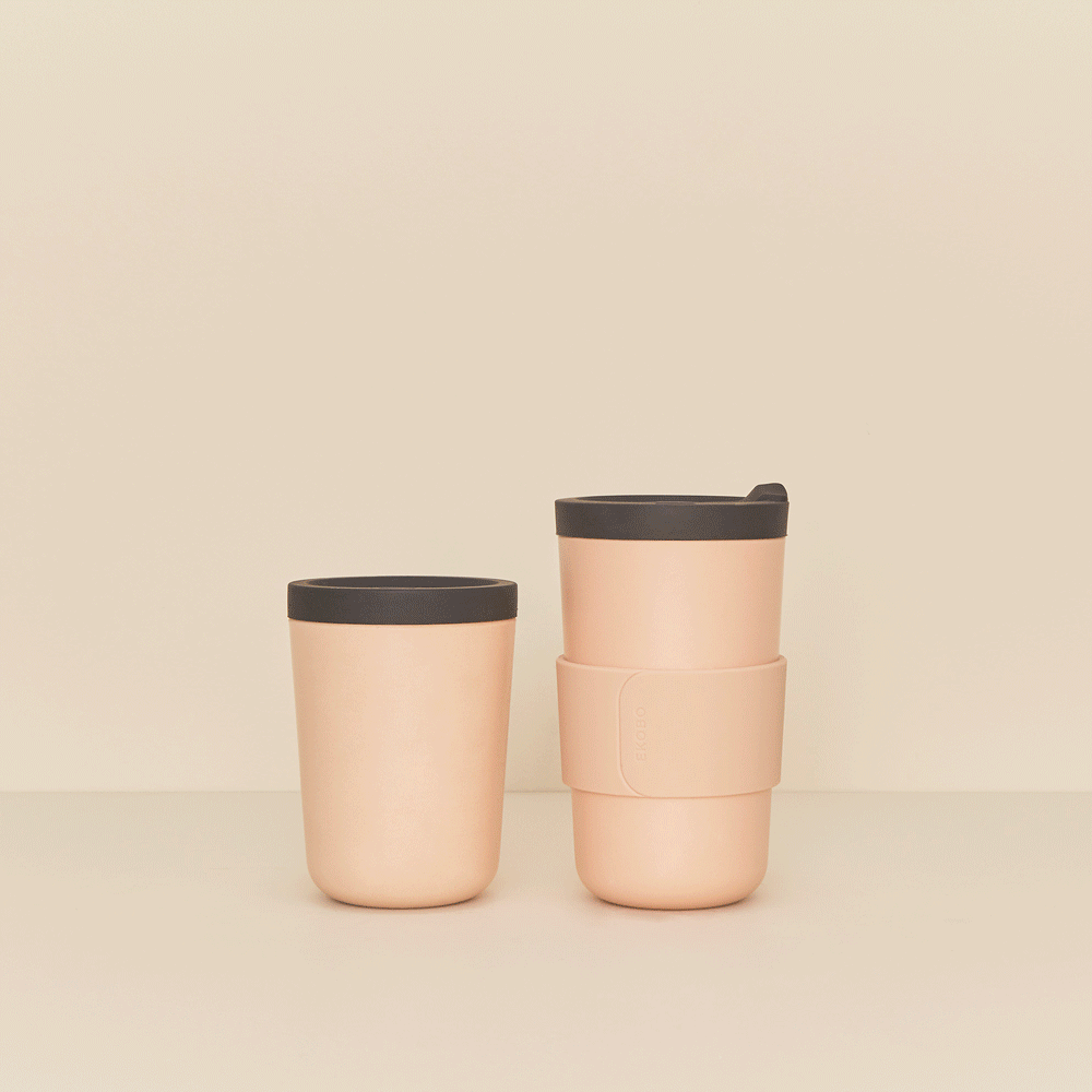 Go Reusable 17oz Takeaway Mug | Smoke - EKOBO - bluecashew kitchen homestead