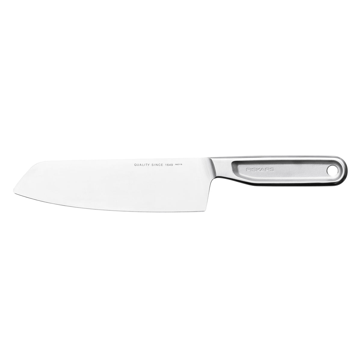 All Steel Santoku knife 17 cm - fiskars - Bluecashew Kitchen Homestead