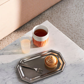 Fluted Contrast Mug | Warm Ochre Marble - Royal Copenhagen - bluecashew kitchen homestead