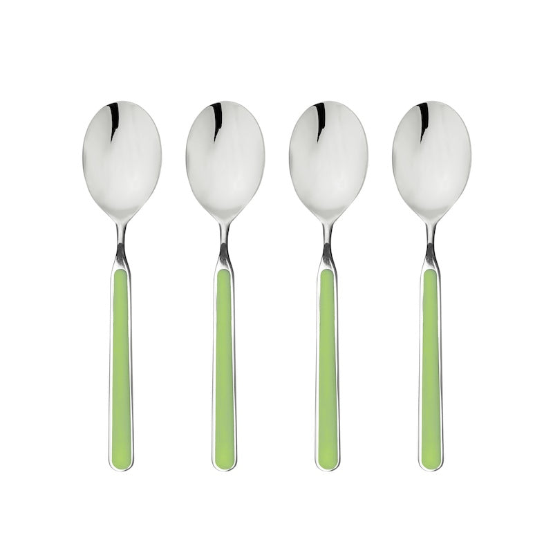 Fantasia Moka Spoon | Acid Green - Mepra SPA - bluecashew kitchen homestead