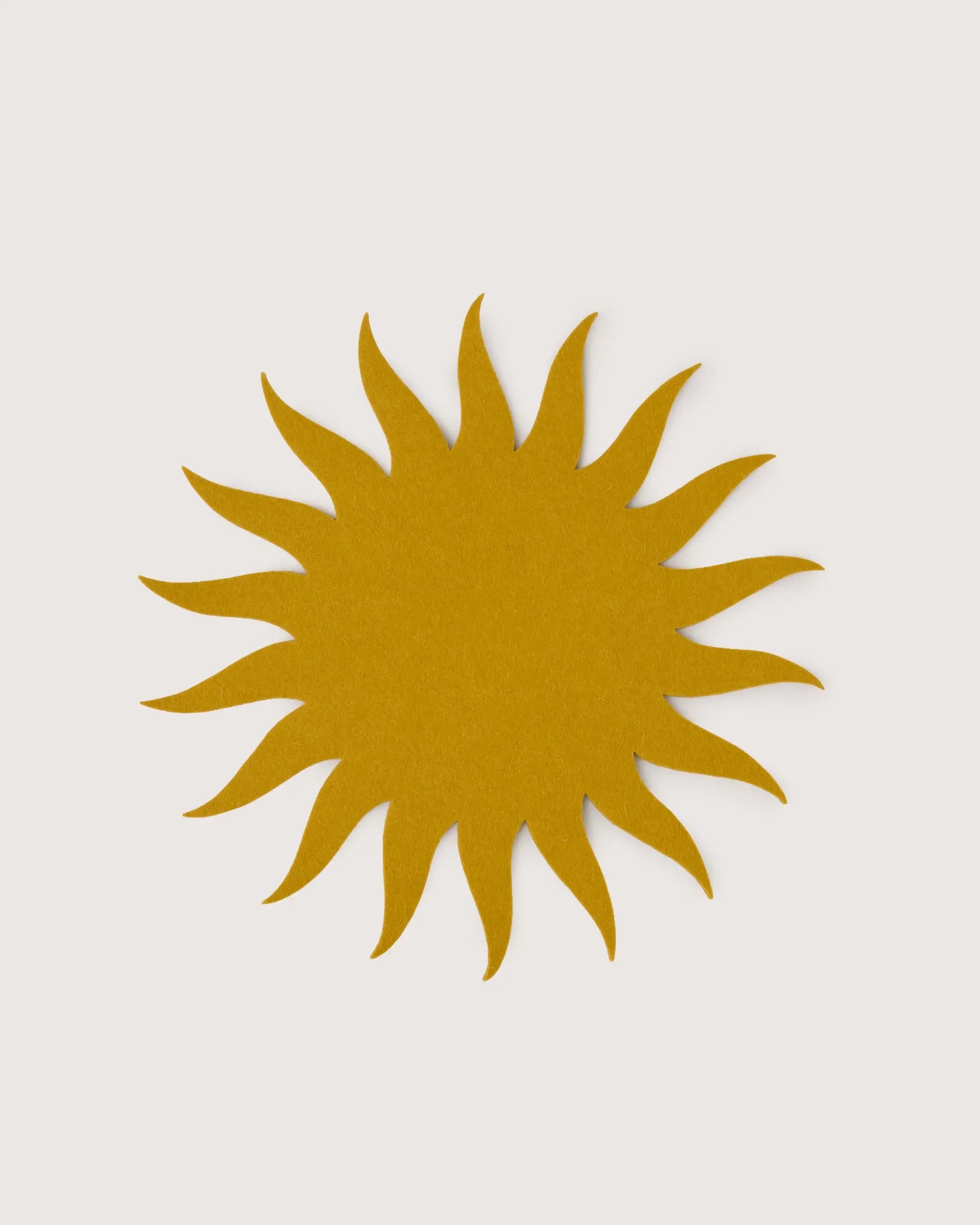 Merino Wool Sunburst trivet - Graf Lantz - bluecashew kitchen homestead