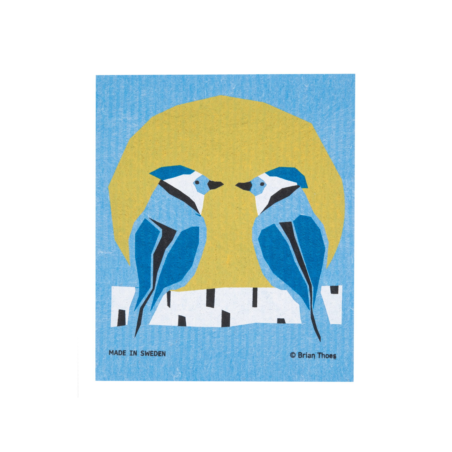 Swedish Dishcloth - Bluejays - Cose Nuove - bluecashew kitchen homestead