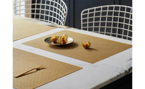 Basketweave Placemat | Gilded - Chilewich LLC - Bluecashew Kitchen Homestead