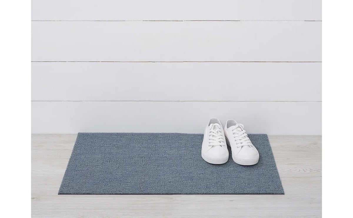 Heathered Shag Doormat | Sea