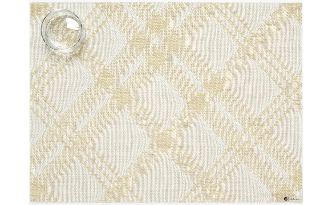 Ribbons Placemat | Wheat - Chilewich - Bluecashew Kitchen Homestead