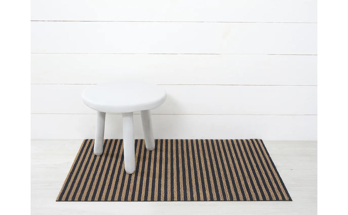 Breton Stripe Shag Utility Mat | Coast