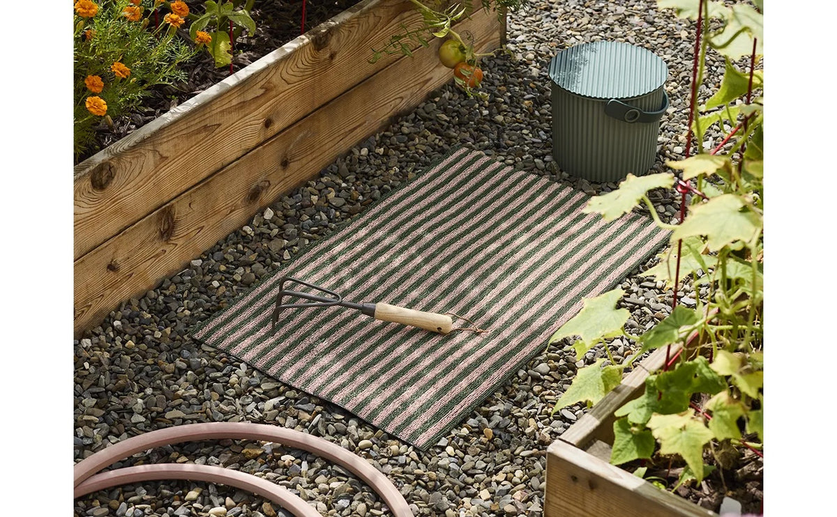 Breton Stripe Shag Doormat | Malibu