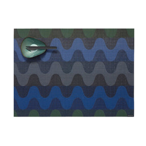 Wiggle Placemat | Deep Sea - Chilewich LLC - bluecashew kitchen homestead