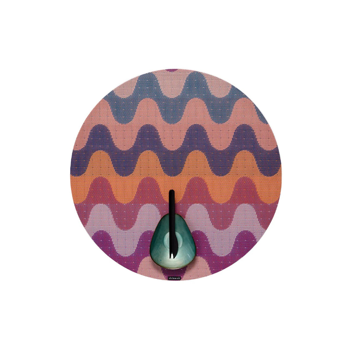 Wiggle Round Placemat | Heatwave - Chilewich LLC - bluecashew kitchen homestead